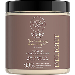 ONLYBIO Ritualia Delight Bronzing Body&amp;Face Cream bronzējošs krēms ķermenim un sejai 250ml 