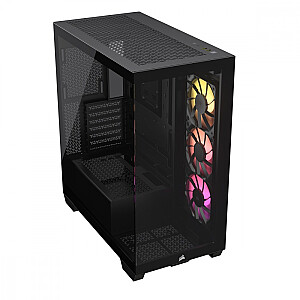 Корпус Mid-Tower 3500X ARGB TG, черный