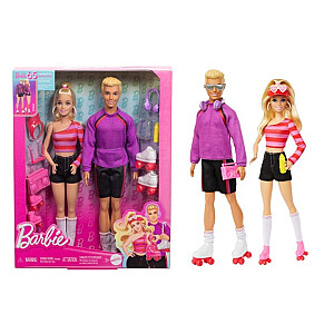 BRB BARBIE UN KEN HXK90 WB4 RULTUĻSLIDU KOMPLEKTS