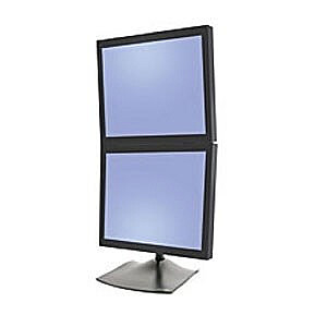 Ergotron DS100 SERIE 2X LCD ОТДЕЛЬНОСТОЯЩИЙ/ЧЕРНЫЙ 28 ДЮЙМОВ ВЕРТИКАЛЬНЫЙ ВЫСОТА 2 CLAM