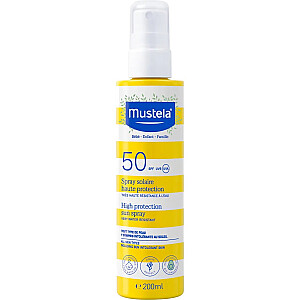 MUSTELA Sun Spray солнцезащитный спрей SPF50+ 200мл