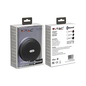 Bezvadu skaļrunis V-TAC VT-6211 4 W 800 mAh Bluetooth (artikuls 7718) Melns