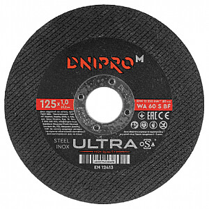 Griezējdisks 125x1.0x22.23mm Ultra DNIPRO-M