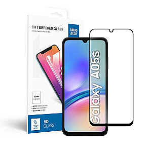 Blue Star 5D aizsargstikls pilnam ekrānam Samsung A057 Galaxy A05S melns