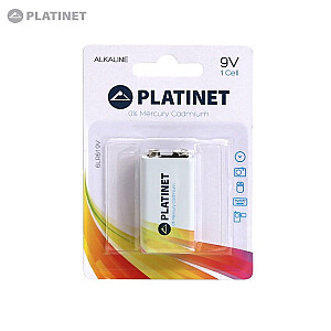 Platinet Krona 9V 1 Cell Alkaline 6LR61 / 6LF22 / MN1604 Batterija