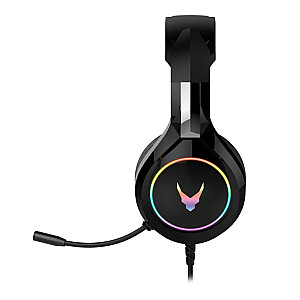 Varr VH6060B Pro Gaming Spēļu Stereo Austiņas ar Mikrofonu / LED / 3.5mm Audio un USB pieslēgumu