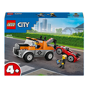 Lego City Konstruktors Great Vehicles Vilcējauto un sporta auto remonts 101 gb. 4+ 60435