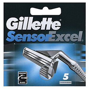 Rezerves asmeņi GILLETTE Sensor Excel skuvekļiem 5 gab.