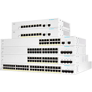 CBS220 SMART 8-PORT GE FULL POE/EXT PS 2X1G SFP