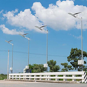 LED street luminaire V-TAC VT-ST303 solar 50W SAMSUNG CHIP IP65 LiFePo4 6000K 3000lm (SKU 20341) White