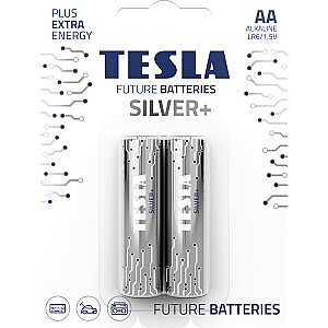 Baterie alkaliczne paluszki TESLA AA SILVER+[2x120]