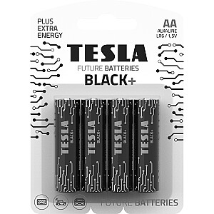 Baterie alkaliczne paluszki TESLA AA BLACK+[4X120]