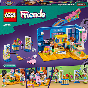 Lego Friends Konstruktors Liannas istaba 204 gb. 6+ 41739