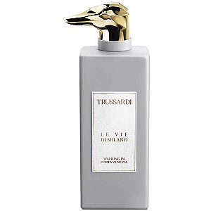 Teksts TRUSSARDI Le Vie Di Milano Walking In Porta Venezia EDP aerosols 100ml