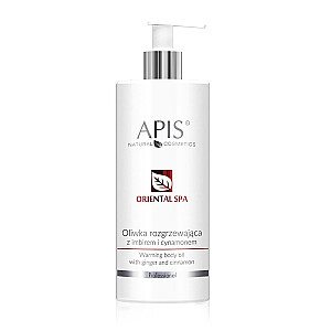 APIS Oriental Spa sildoša masāžas eļļa ar ingveru un kanēli 500ml