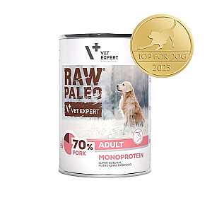 RAW PALEO Adult Monoprotein Pork - влажный корм для собак - 400 г