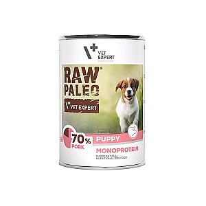 RAW PALEO Puppy Monoprotein Pork - mitrā barība kucēniem - 400 g