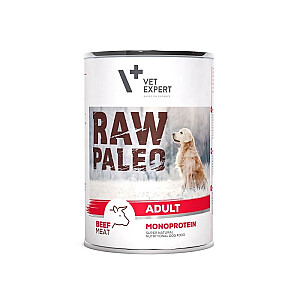 RAW PALEO Adult Monoprotein Beef - влажный корм для собак - 400 г