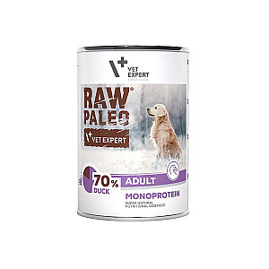 RAW PALEO Adult Monoprotein Duck - влажный корм для собак - 400 г