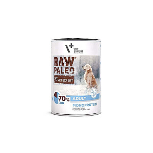 RAW PALEO Adult Monoprotein Cod - влажный корм для собак - 400 г