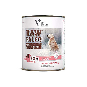 RAW PALEO Adult Monoprotein Pork - влажный корм для собак - 800 г