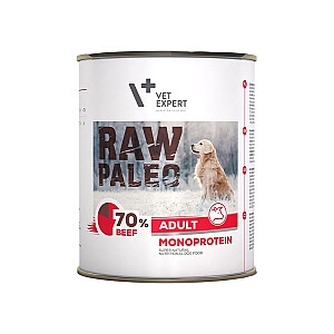 RAW PALEO Adult Monoprotein Beef - влажный корм для собак - 800 г