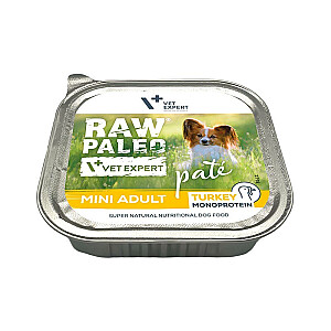 Pate RAW PALEO Mini Adult Beef - mitrā barība suņiem - 150 g