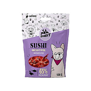 MR. BANDIT SUSHI Pīle ar zivi - cienasts suņiem - 500 g