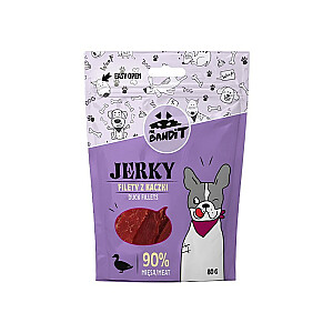 MR. BANDIT JERKY Утиное филе - лакомство для собак - 80 г