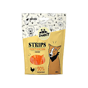 MR. BANDIT STRIPS Vistas strēmelītes - cienasts suņiem - 80 g