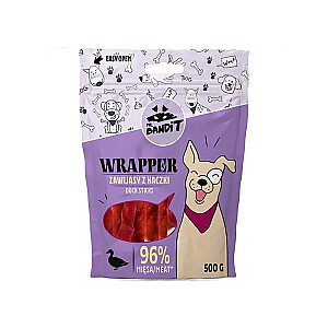 MR. BANDIT WRAPPER Duck Wrap - kārums suņiem - 500 g