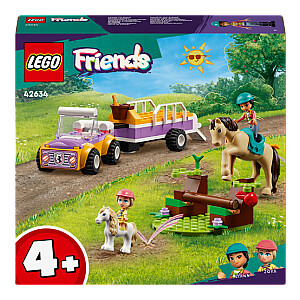 Lego Friends Konstruktors Zirgu Un Poniju Treilers 105 gb. 4+ 42634