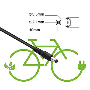 36V elektriskais velosipēdu lādētājs | 42V | 2A | 5,5*2,5