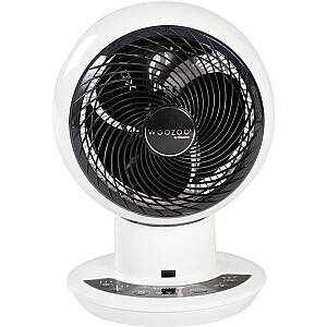 Woozoo PCF-SDC18T DC strūklas 180 ventilators/cirkulators, 18 cm, 35 W, 10 ātrumi, kustīga galva, tālvadības pults, taimeris, balts