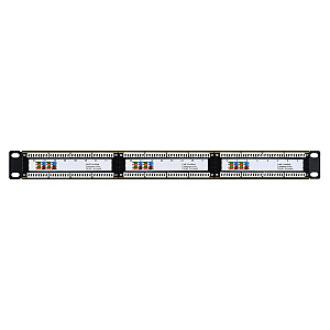 Patchpanel UTP Cat.6 19 gabarīts 1U 24xRJ45 LSA