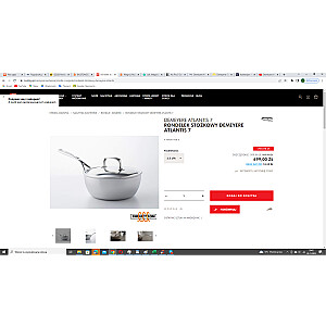 Konusveida kastrolis DEMEYERE Atlantis 7 40850-929-0 - 3,3 l