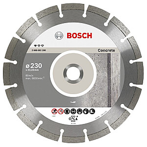 Bosch DIA-TS 230x22,23 Standarts betonam - 2608602200