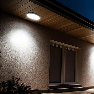 Plafond V-TAC VT-8630B surface-mounted 36W LED IP44 42cm 4000K 3820lm (SKU 76401) Black