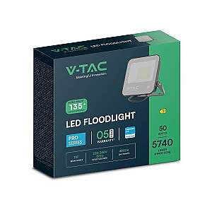 Садовый светильник V-TAC VT-857-G 12W LED IP65 3000K 875лм (артикул 217550) Серый