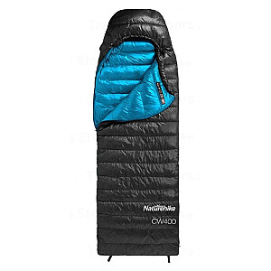 Sleeping bag cw400 envelope l duck down NH18C400-D-black NATUREHIKE