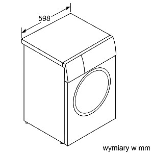 Laisvai stovintis Bosch WAN2813APL