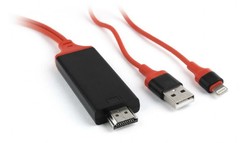 CABLE LIGHTNING TO HDMI/+USB GEMBIRD