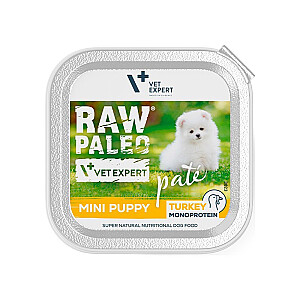 RAW PALEO Pate Mini Puppy Turkey - wet food for puppies - 150 g