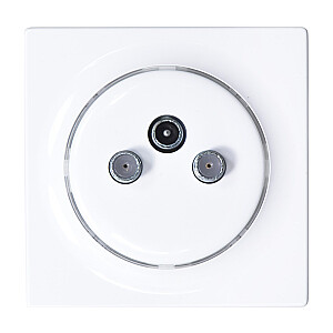 Fibaro Walli N socket-outlet R/TV+SAT White