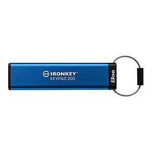 Kingston IronKey Keypad 200 8GB USB 3.0 AES Šifrēts