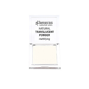 BENECOS Natural Translucent Mattifying Powder Натуральная прозрачная матирующая пудра Mission Invisible 6,5 г