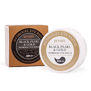 PETITFEE Black Pearl &amp; Gold Hydrogel akių pleistras 60 vnt.