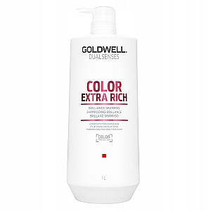 GOLDWELL Dualsenses Color Extra Rich Shampoo spīdīgs šampūns bieziem un izturīgiem matiem 1000ml