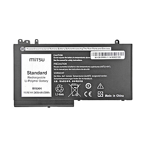 Dell Latitude E5450, E5550 akumulators 3400 mAh (38 Wh), 10,8–11,1 volti