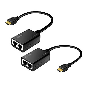 HDMI paplašinātājs līdz 30m, 1080p/60Hz, 0,3m